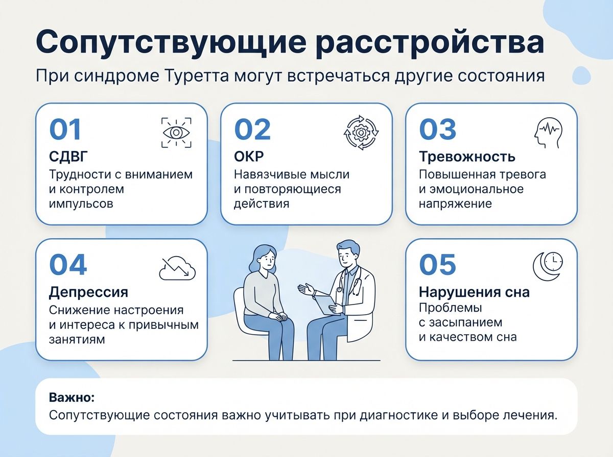 Лечение синдрома Туретта в Воронеже инфографика